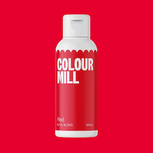 100ml XL bottle Colour Mill Oil Based Food Colouring RED