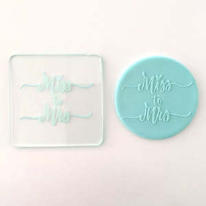 Create A Cutter: Debosser Miss to Mrs embosser