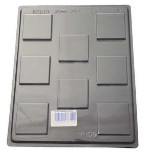 3d Chess board squares chocolate mould