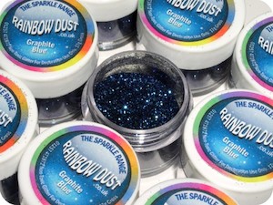 Rainbowdust Co Uk: Graphite Blue Glitter