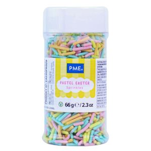 Easter Sprinkles: Pastel Hail Jimmies sprinkles