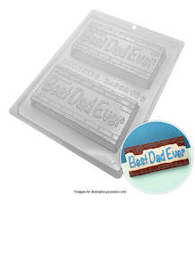 Bwb: Best Dad Ever Brick bar chocolate mould