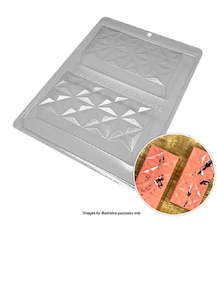 Bwb: Geometric bar chocolate mould