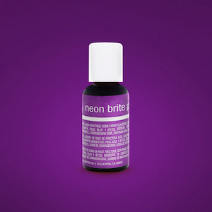 Concentrated food colouring gel paste Neon Brite Purple by Chefmaster