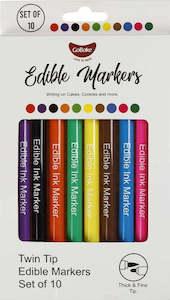 Edible Marker pens pack of 10