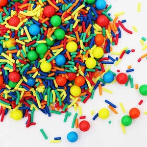 Rainbow Sprinkles: Circus Circus sprinkle medley 85g