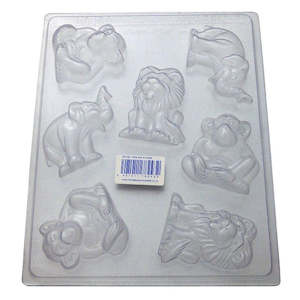 Homestyle Chocolates: Zoo or Jungle safari animals chocolate mould style 2