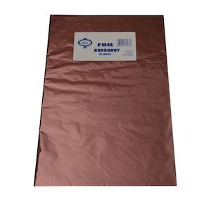 Foil sheets wrapping for chocolates Burgundy