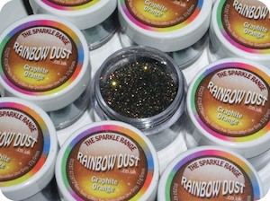Rainbowdust Co Uk: Graphite Orange Glitter