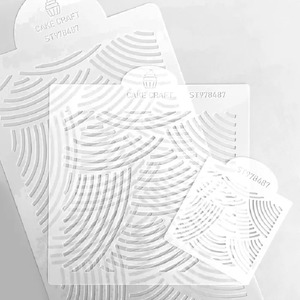 3 piece stencil set Rainbow