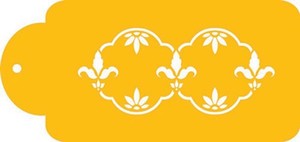 Fleur de lis stencil style 1