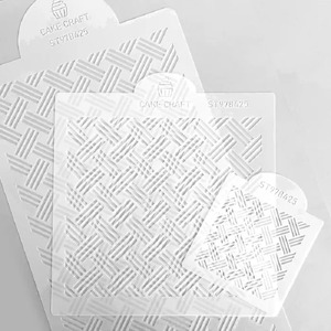 3 piece stencil set Weave