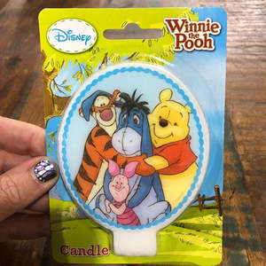 Licensed Character Candles: Winnie the Pooh and Friends candle style no#2