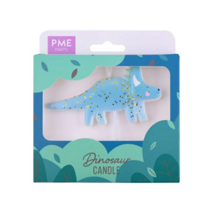 Dinosaur cake topper candle