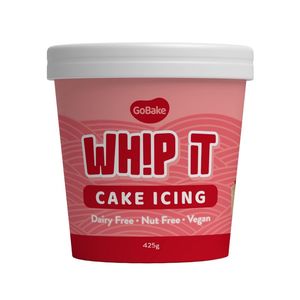 GoBake Ready made buttercream icing 425g Bright Red