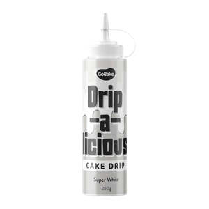 Gobake coloured chocolate Cake drip 250g Super White