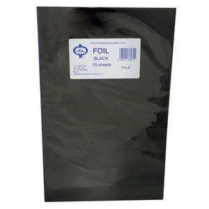 Foil sheets wrapping for chocolates BLACK