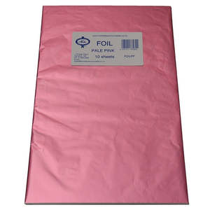 Foil sheets wrapping for chocolates PALE PINK