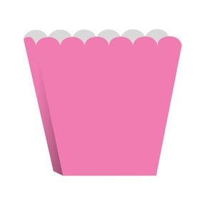 Valentines Packaging: Treat or popcorn boxes Candy Pink