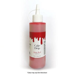 Cake Craft coloured chocolate Cake drip 250g Ruby Red