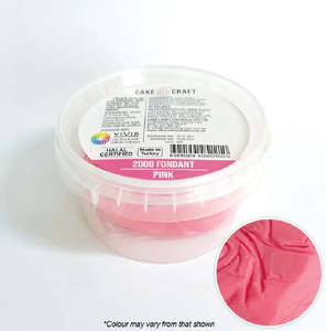 Valentines Icing: Cake Craft 200g fondant icing Pink