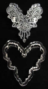 Embroidery lace cutter and impression Lace motif No 6