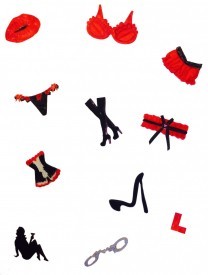 Valentines Icing Cutters: FMM Tappit Cheeky gumpaste cutter (bra undies garter and more)