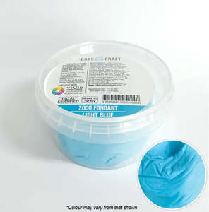 Cake Craft 200g fondant icing Light Blue