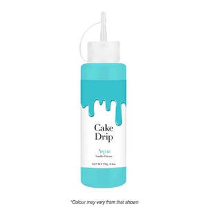 Cake Craft coloured chocolate Cake drip 250g Aqua
