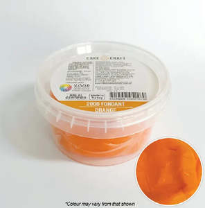 Cake Craft 200g fondant icing Orange