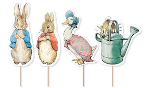 Easter Cupcake Papers: Beatrix Potter™ Peter Rabbit™ Classic Characters Cupcake Topper picks