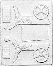 Easter Themed Toppers: 3d Candy Cart Wheelbarrow chocolate mould