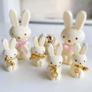 Easter Themed Toppers: Easter Bunny 3d chocolate mould Small