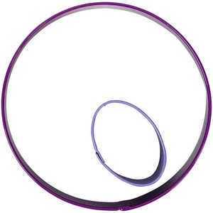 Easter Bunny Butt cookie cutter set 2 round and oval cutters