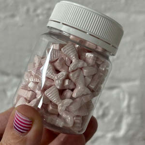Pink Sprinkles: Mermaid tail pink pearlised shaped sprinkles