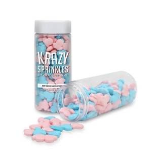 Pink Sprinkles: Baby Onesie Pink & Blue Sprinkle mix by Krazy Sprinkles