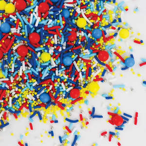Blue Sprinkles: Super Hero Sprinkle Medley 85g