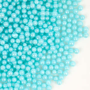 4mm sugar pearls Pearl Baby Blue 80g