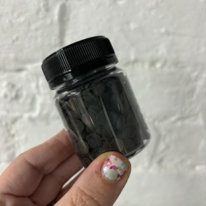 Black sequins confetti sprinkles