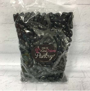 Black Sprinkles: Black Jelly Beans candy lollies