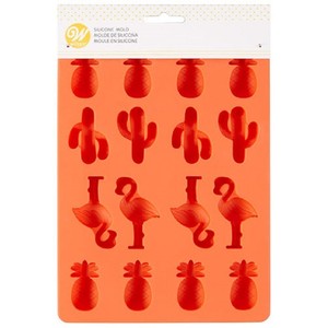Gummy Silicone Moulds: Flamingo Cactus & Pineapple chocolate or candy silicone mould