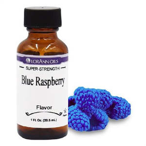 Gummy Candy Making Supplies: Blue Raspberry 1oz 29.5ml Lorann oil flavouring