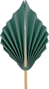 Paper palm leaf cake topper 2 per pack Forest Sage Green