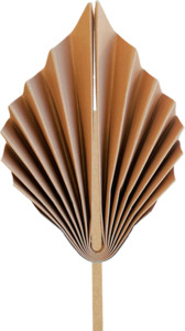 Paper palm leaf cake topper 2 per pack Acorn