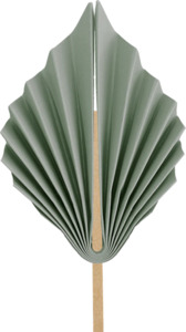 Paper palm leaf cake topper 2 per pack Eucalyptus Sage green