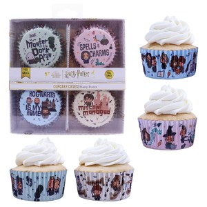 Fun Partyware: Harry Potter foil lined cupcake papers pack of 60