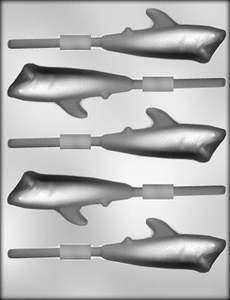 Shark lollipop chocolate mould 4 inch/10cm