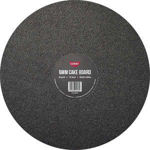 Glitter Black cake board round 12 inch