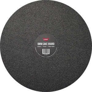 Glitter Black cake board round 14 inch