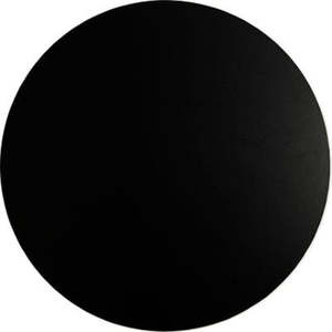 Cake Boards Round Black: Black masonite cake board 7 inch round